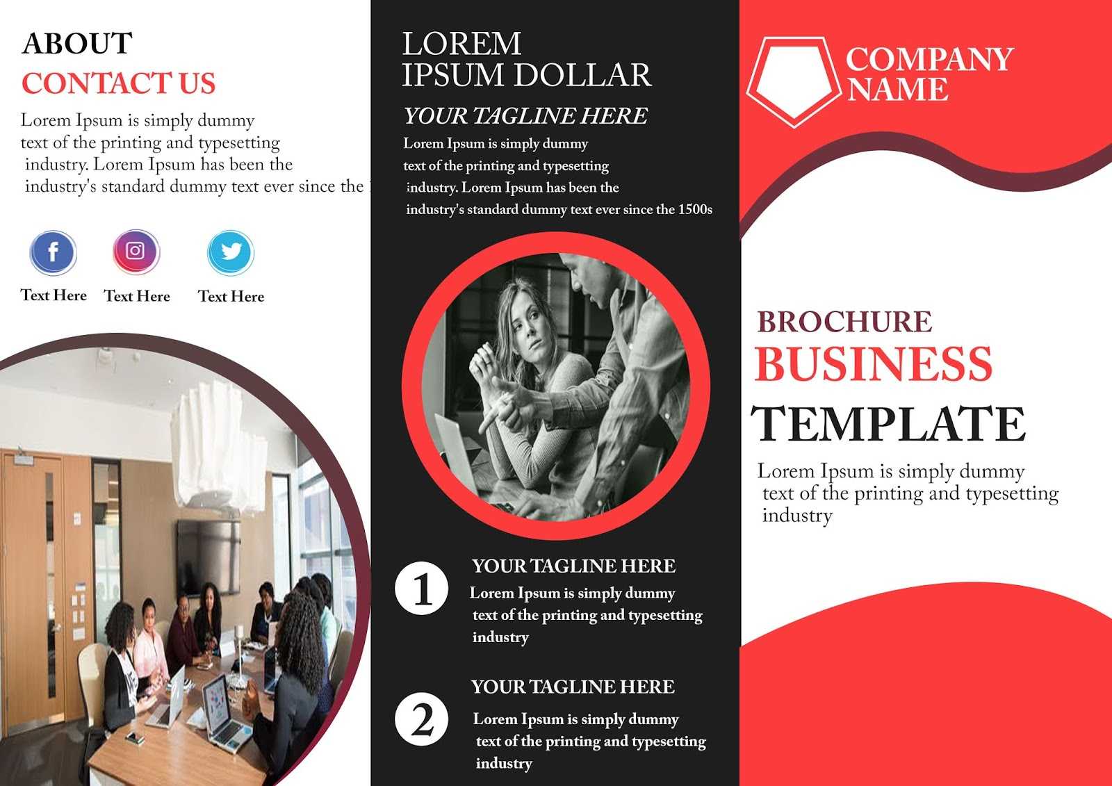 029 Template Ideas Three Fold Brochure Free Tri Within Free Three Fold Brochure Template