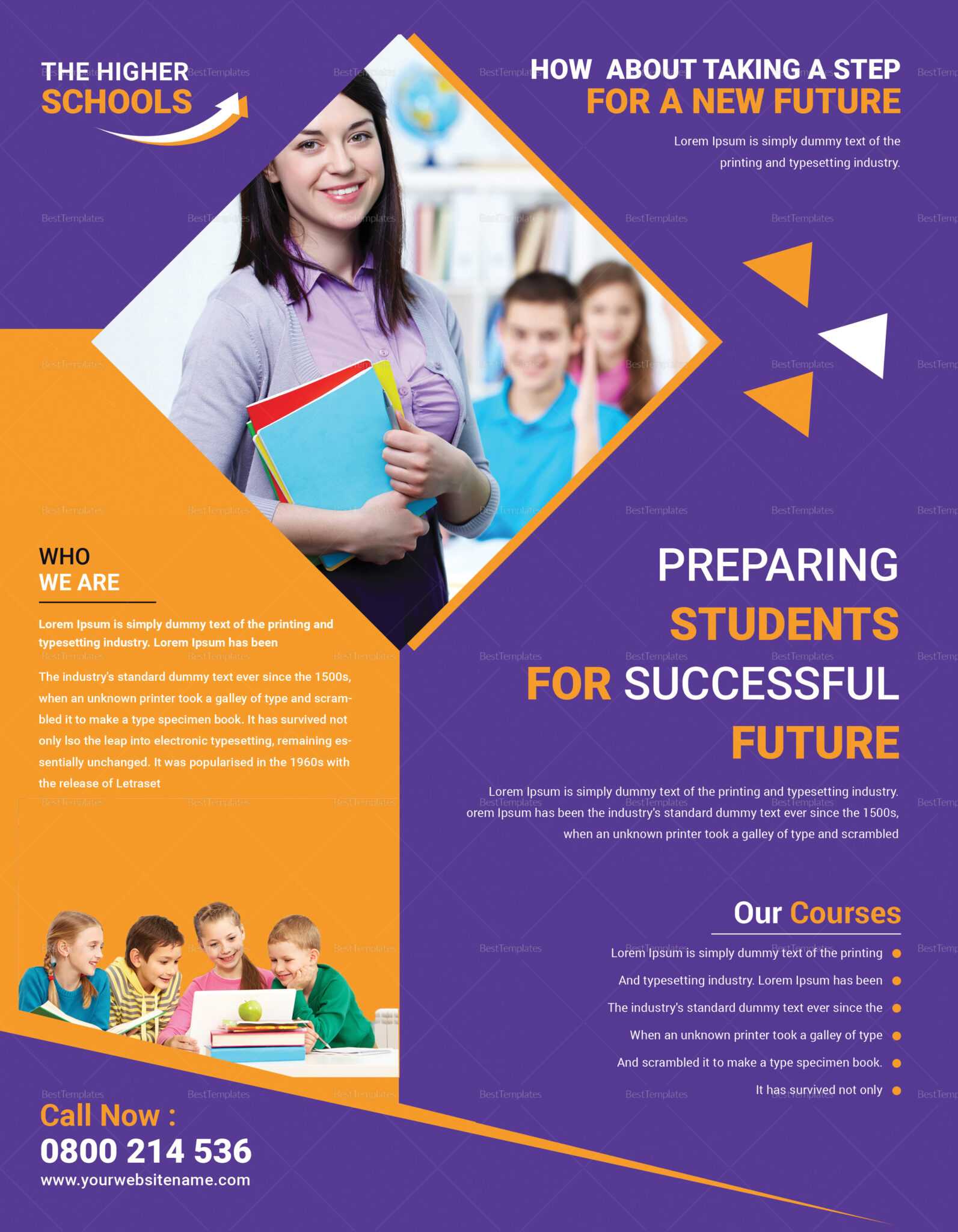 Tuition Flyer Template Free Printable Templates
