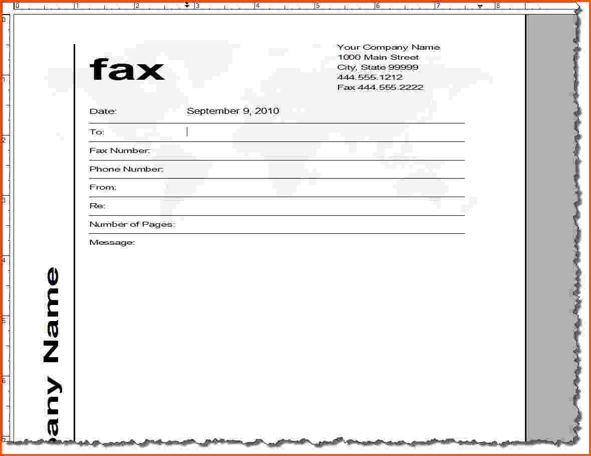 030 Template Ideas Fax Cover Sheet Word Default Templates In With Fax Template Word 2010