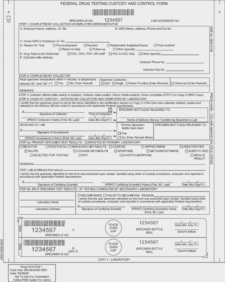 031 Drug Test Results Form Template Imposing Ideas Free Within Drug Test Results Form Template
