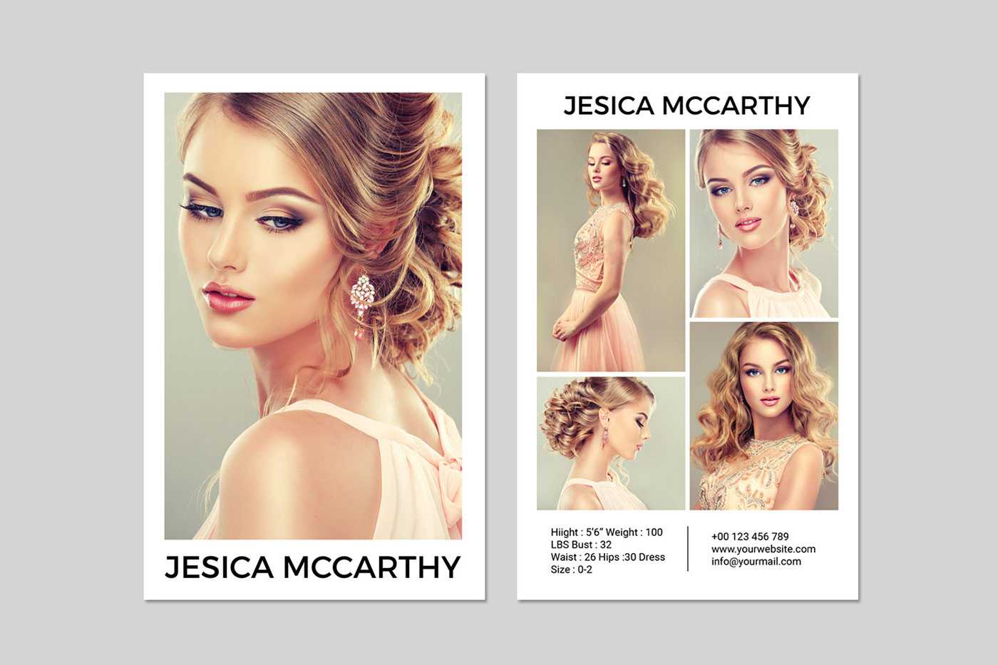 031 Model Comp Card Template Outstanding Ideas Psd Free Throughout Download Comp Card Template