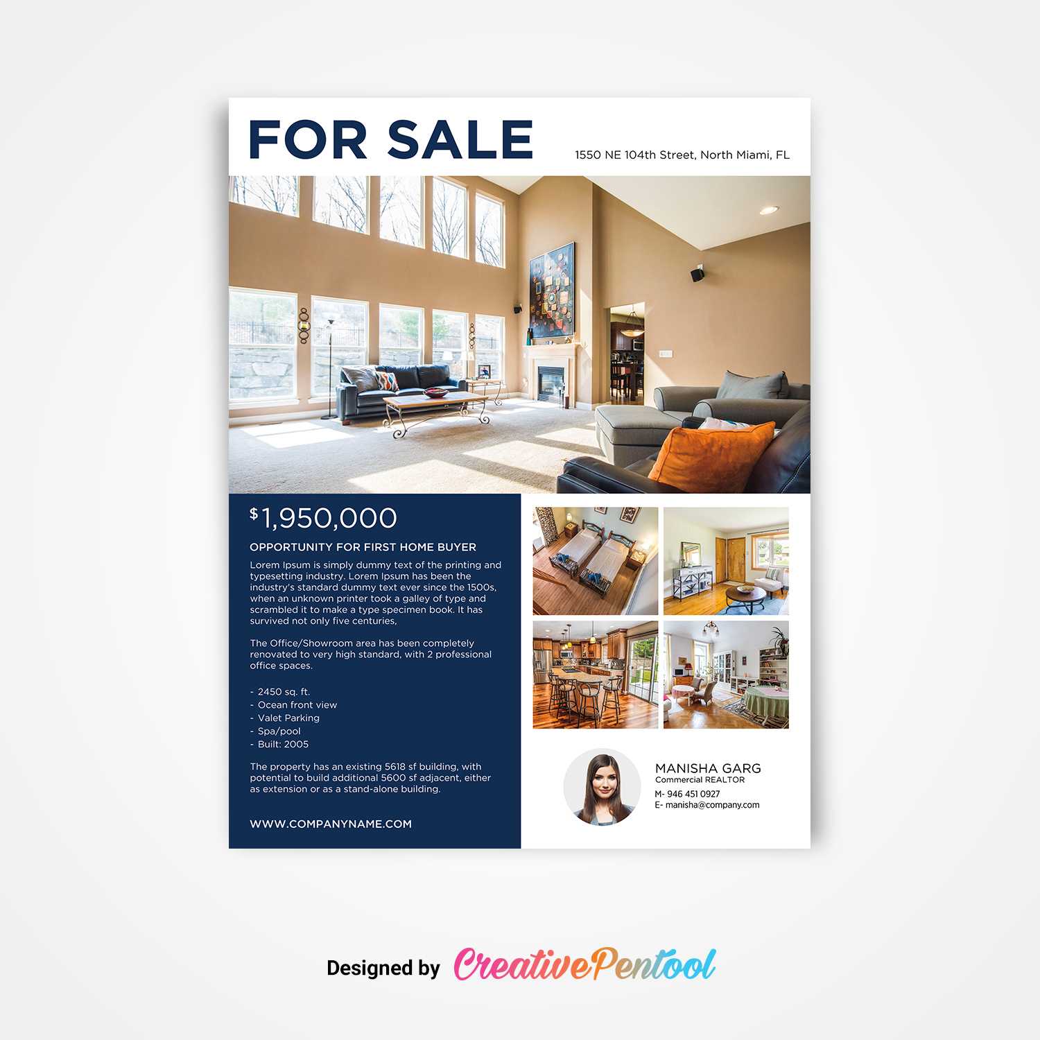 032 House For Sale Flyer Template Ideas Listing Mockup Inside Free House For Sale Flyer Templates
