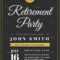 032 Retirement Party Announcement Template Free Of Gold Throughout Flyer Announcement Template