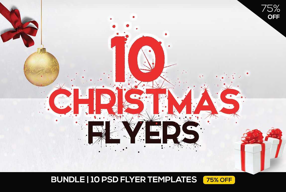 034 Christmas Flyer Templates Psd Free Holiday Template Intended For Free Christmas Flyer Templates Microsoft Word