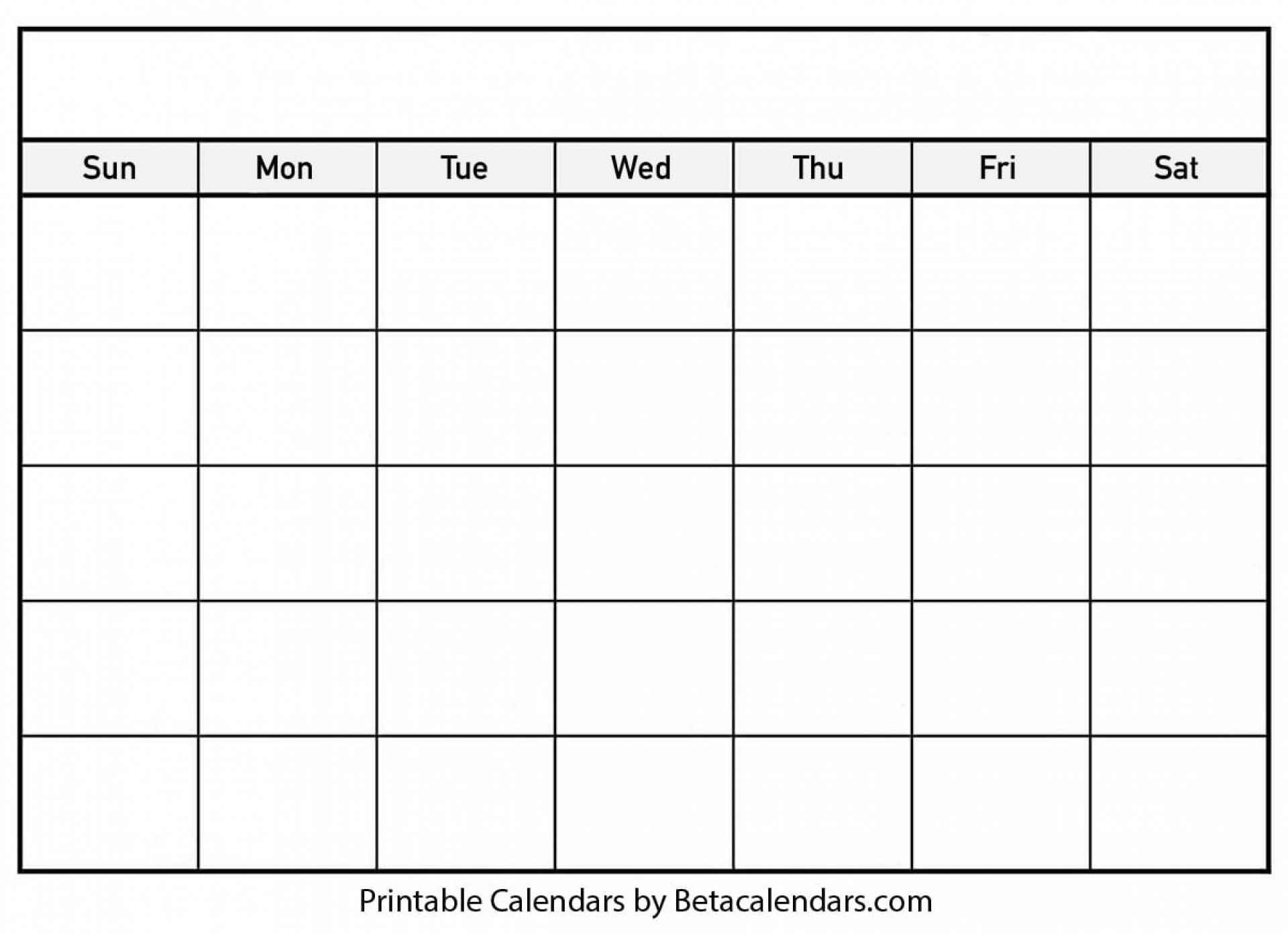 035 Template Ideas Blank Printable Striking Calendar Free Inside Full Page Blank Calendar Template