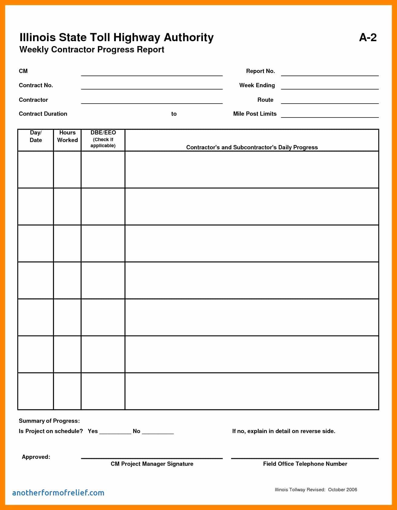 037 Status Report Template Excel Contract Management Intended For Daily Status Report Template Xls