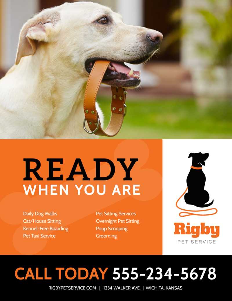 039 Dog Walker Flyers Lovely Corporate Identity Template Of Inside Dog Walking Flyer Template Free