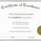 039 Free Printable Editable Certificates Blank Gift Regarding Free Printable Graduation Certificate Templates