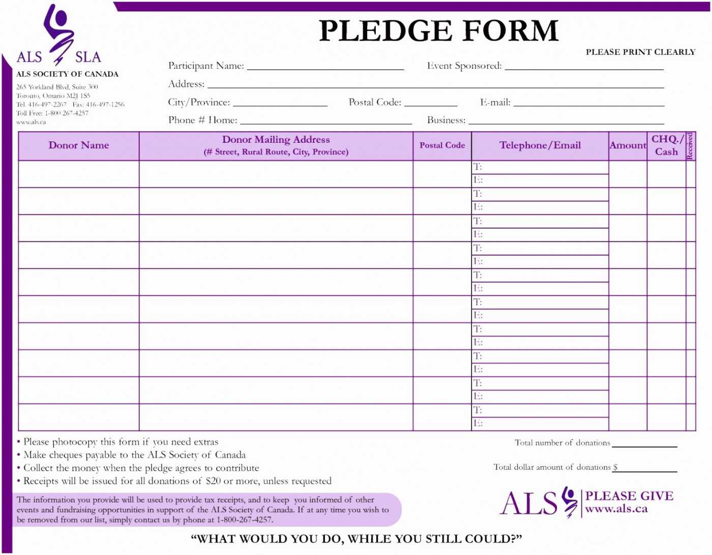 039 Pledge Card Template Word Best Of Fundraiser Form Pttyt Intended For Church Pledge Card Template