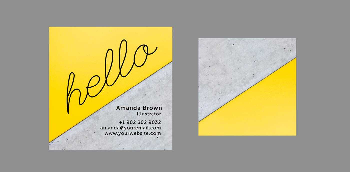 10 Clean & Simple Business Card Templates Perfect For Any Intended For Freelance Business Card Template