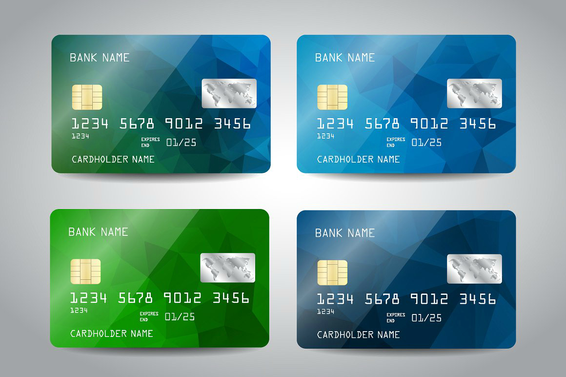10 Credit Card Designs | Free & Premium Templates With Credit Card Templates For Sale