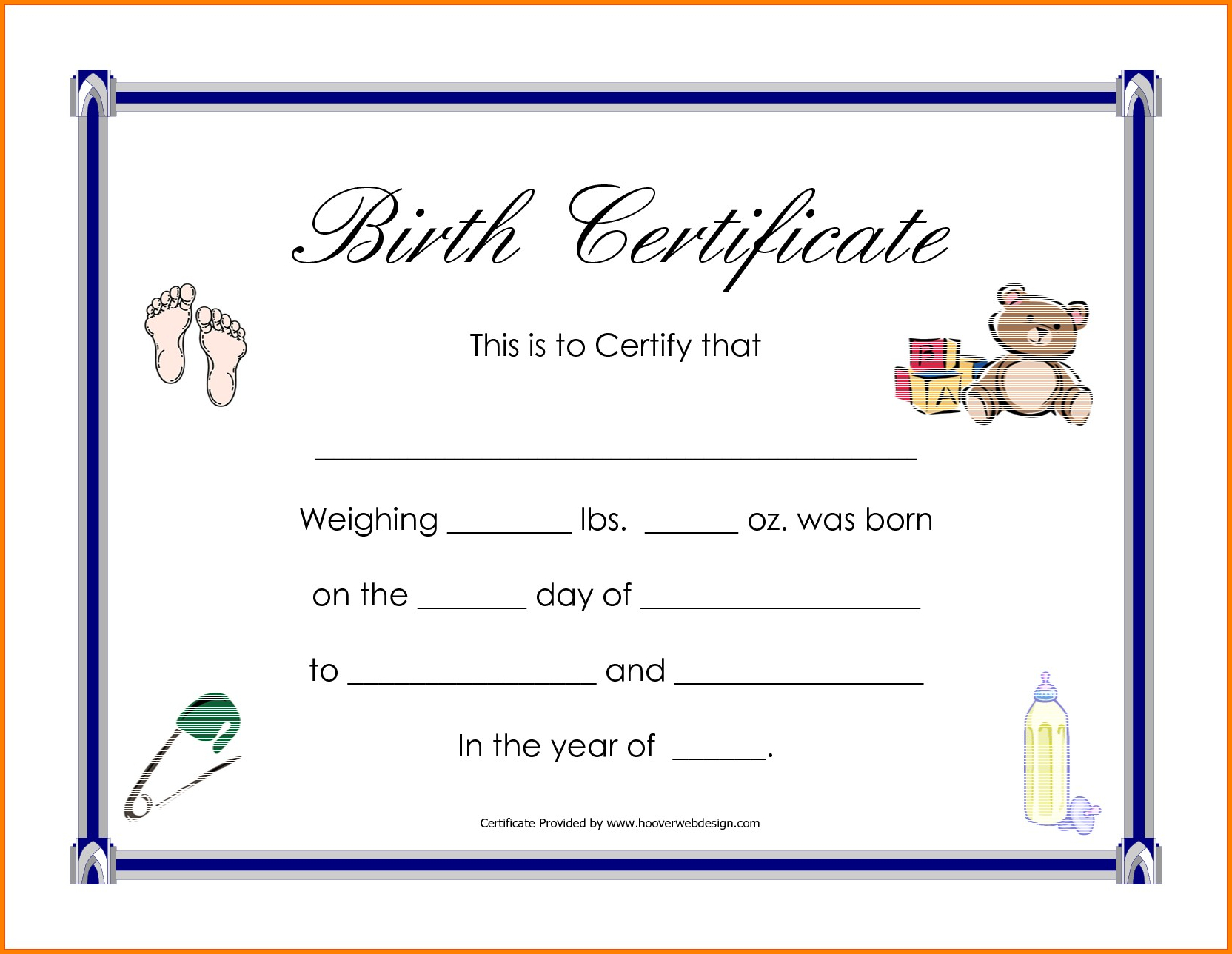 10+ Free Birth Certificate Template Microsoft Word | Psychic Within Fake Birth Certificate Template