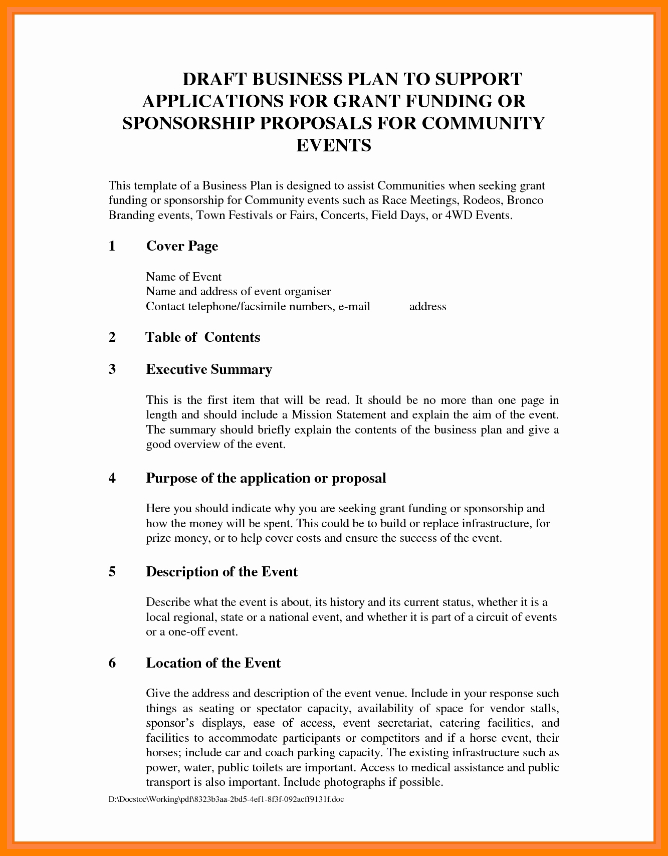 10+ Free Sponsorship Proposal Template | Marlows Jewellers Pertaining To Corporate Sponsorship Proposal Template