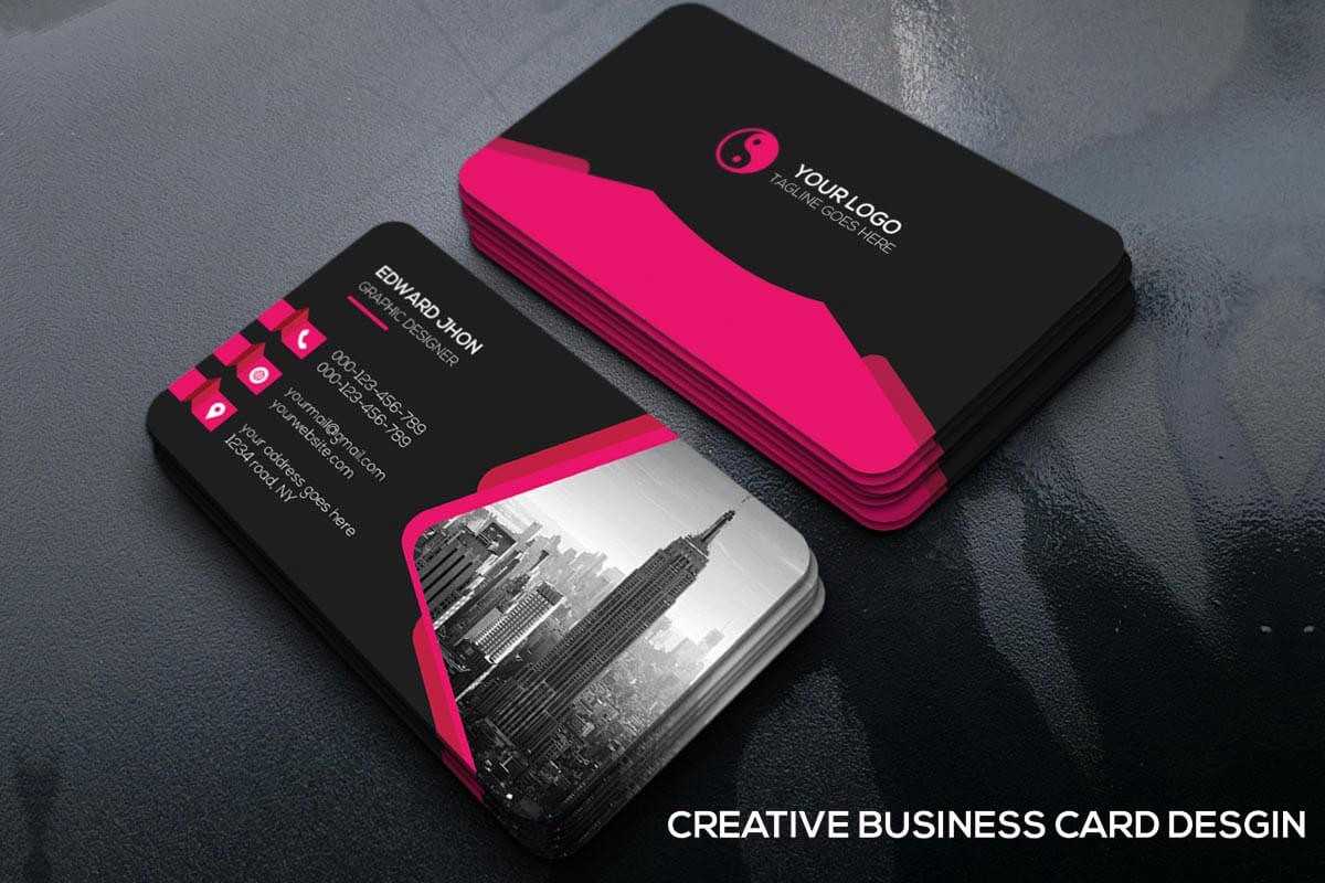 100 + Free Business Cards Templates Psd For 2019 – Syed Throughout Free Psd Visiting Card Templates Download