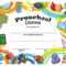 11+ Preschool Certificate Templates – Pdf | Free & Premium With Free Printable Certificate Templates For Kids