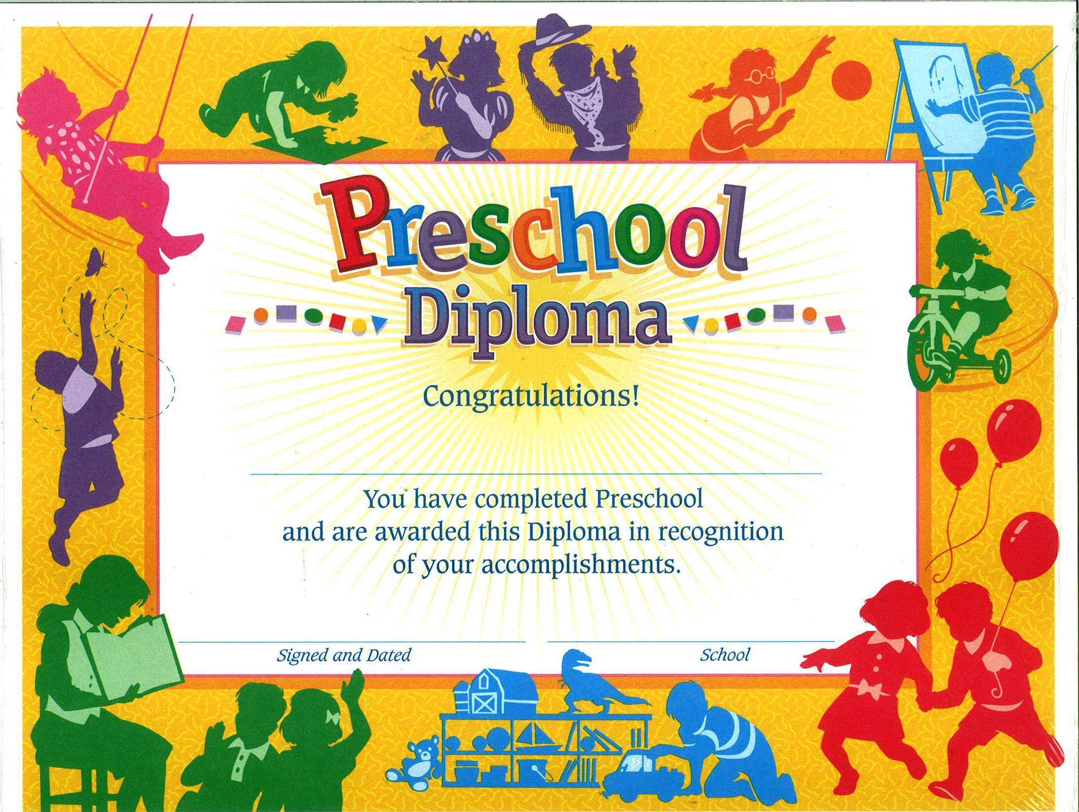 11+ Preschool Certificate Templates – Pdf | Free & Premium With Free School Certificate Templates