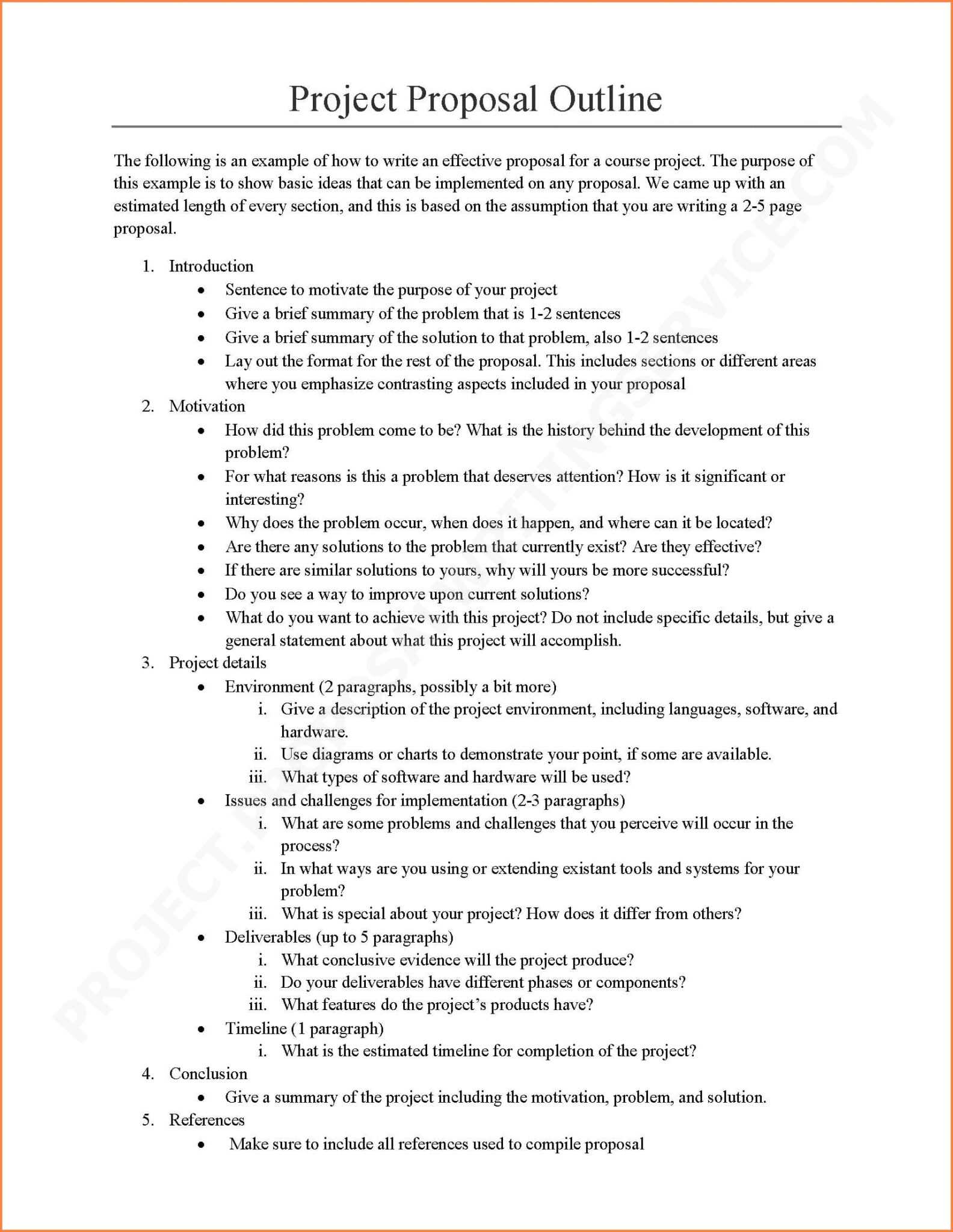 Project proposal sample pdf for students picture