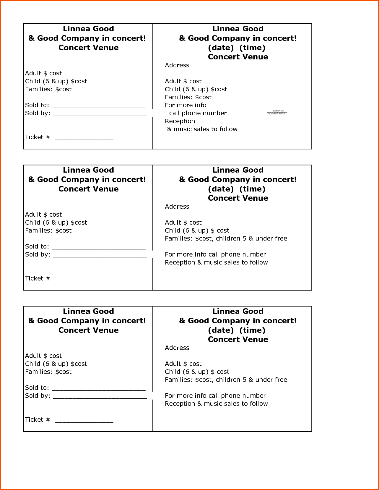 13+ Free Ticket Templates | Survey Template Words Pertaining To Event Survey Template Word