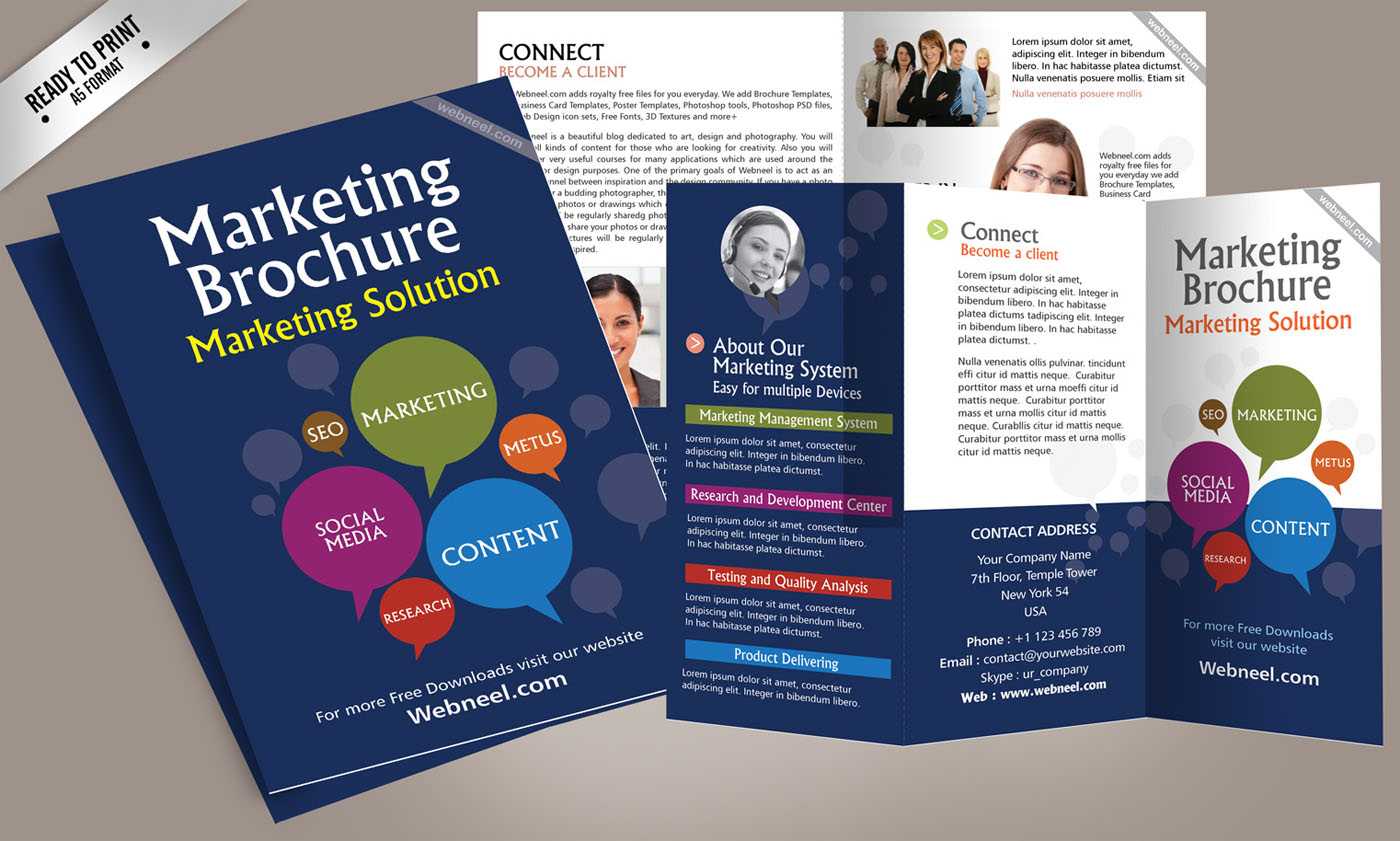 14 Marketing Brochure Design Template – Freedownload Throughout Creative Brochure Templates Free Download
