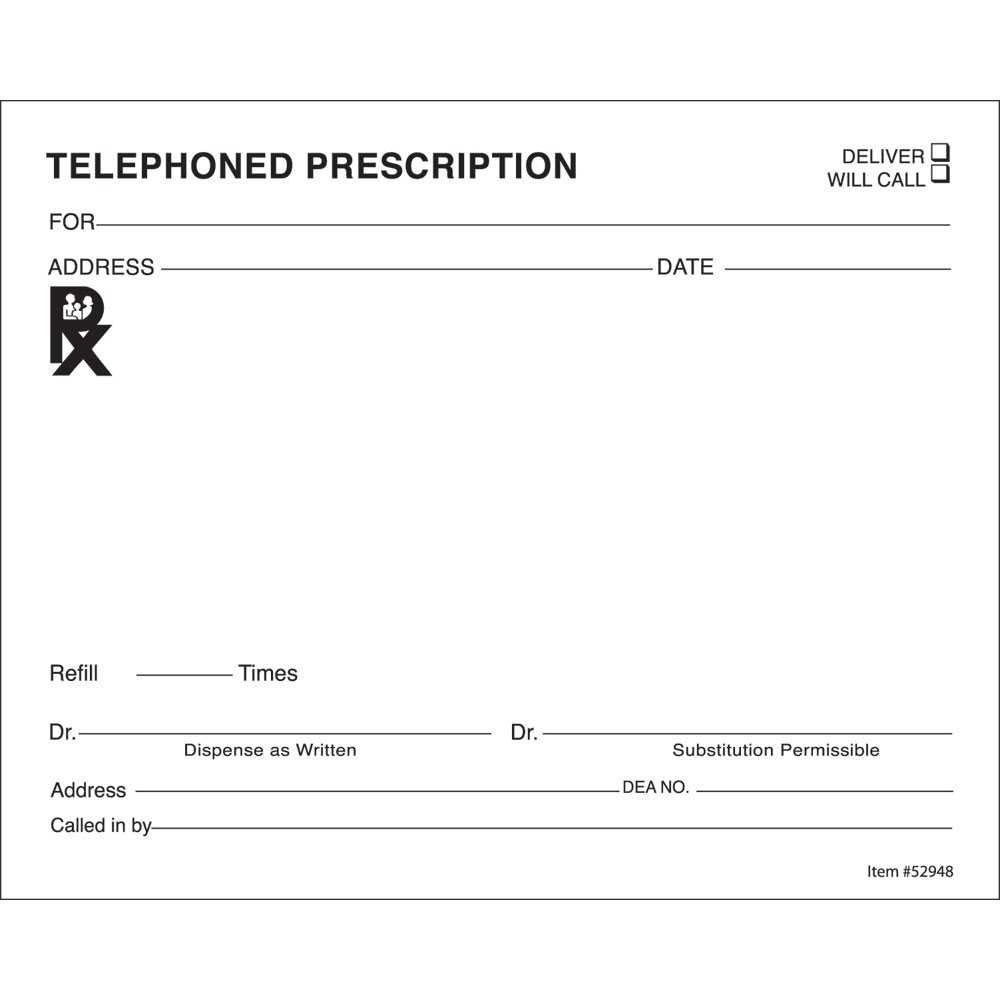 14+ Prescription Templates – Doctor – Pharmacy – Medical Within Doctors Prescription Template Word