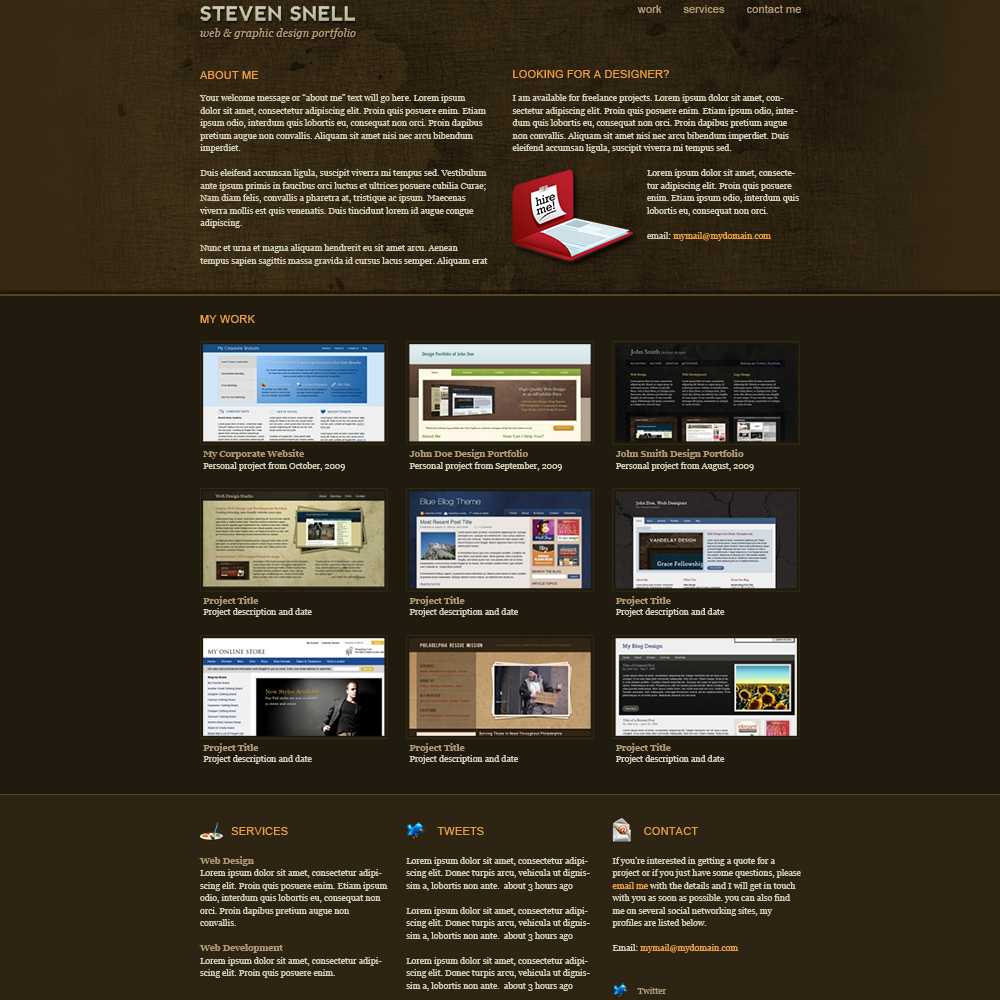 15 Best Free Psd Website Templates For Business, Portfolio With Free Psd Website Templates For Business