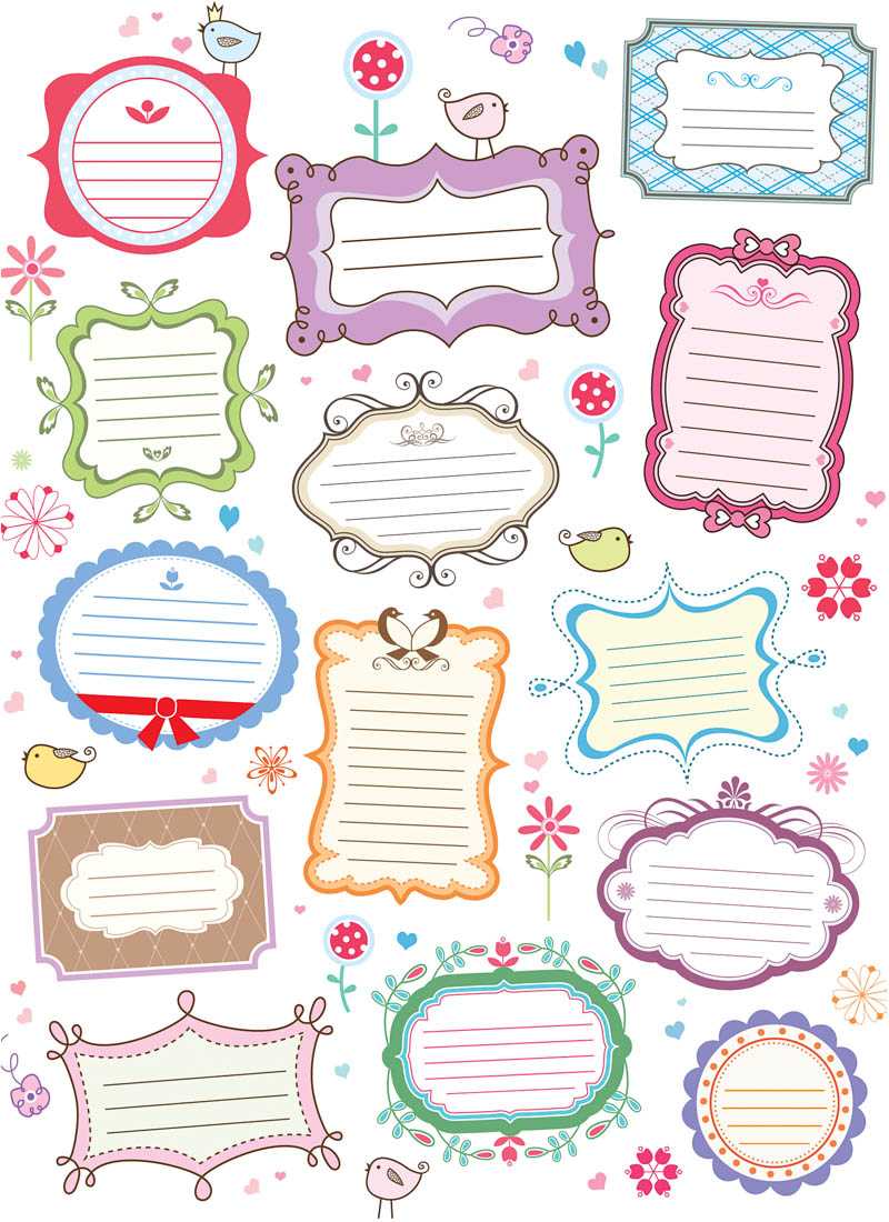 15 Free Vector Decorative Labels Images - Free Decorative Within Decorative Label Templates Free