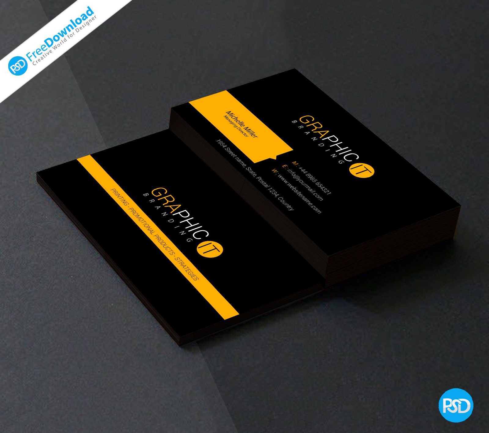 150+ Free Business Card Psd Templates For Create Business Card Template Photoshop