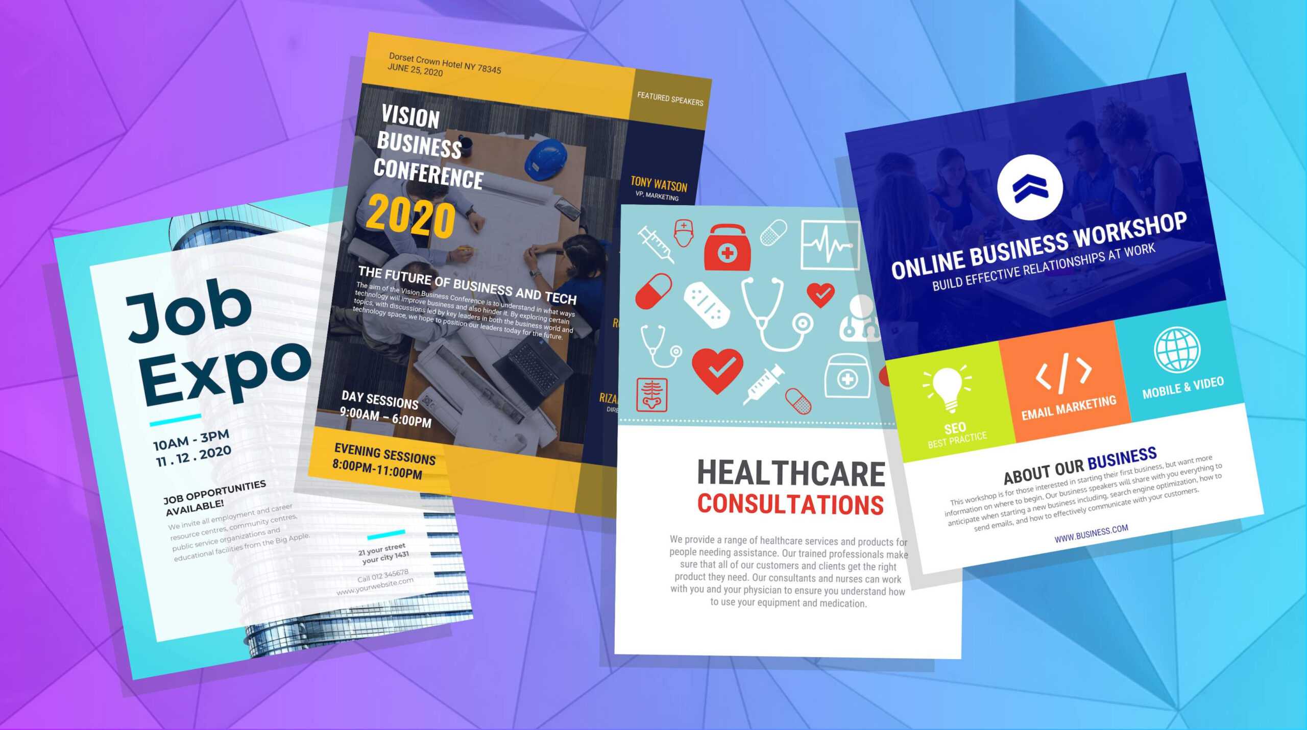 17 Essential Human Resources Poster Templates (Updated) Inside Free Health Flyer Templates