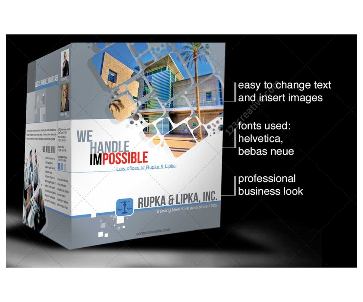 2 Pages Corporate Brochure Template For Construction Intended For Engineering Brochure Templates