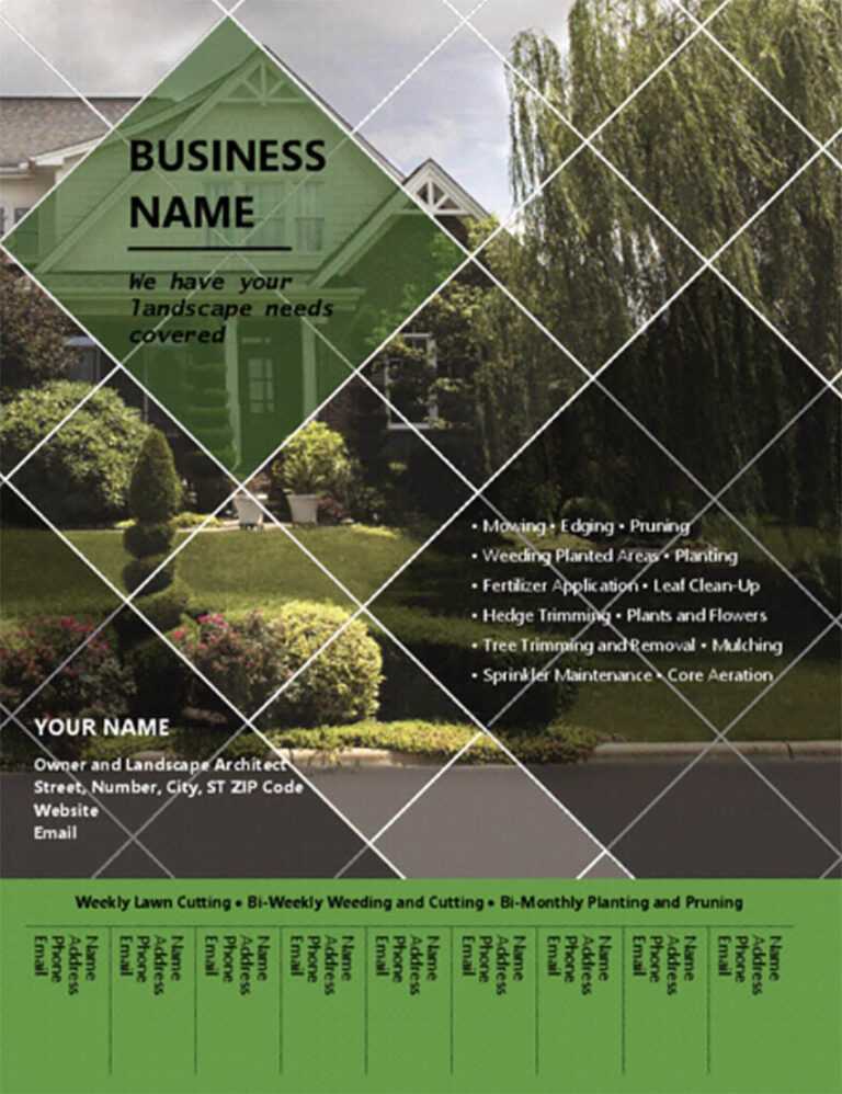 microsoft word templates tree flyer free download