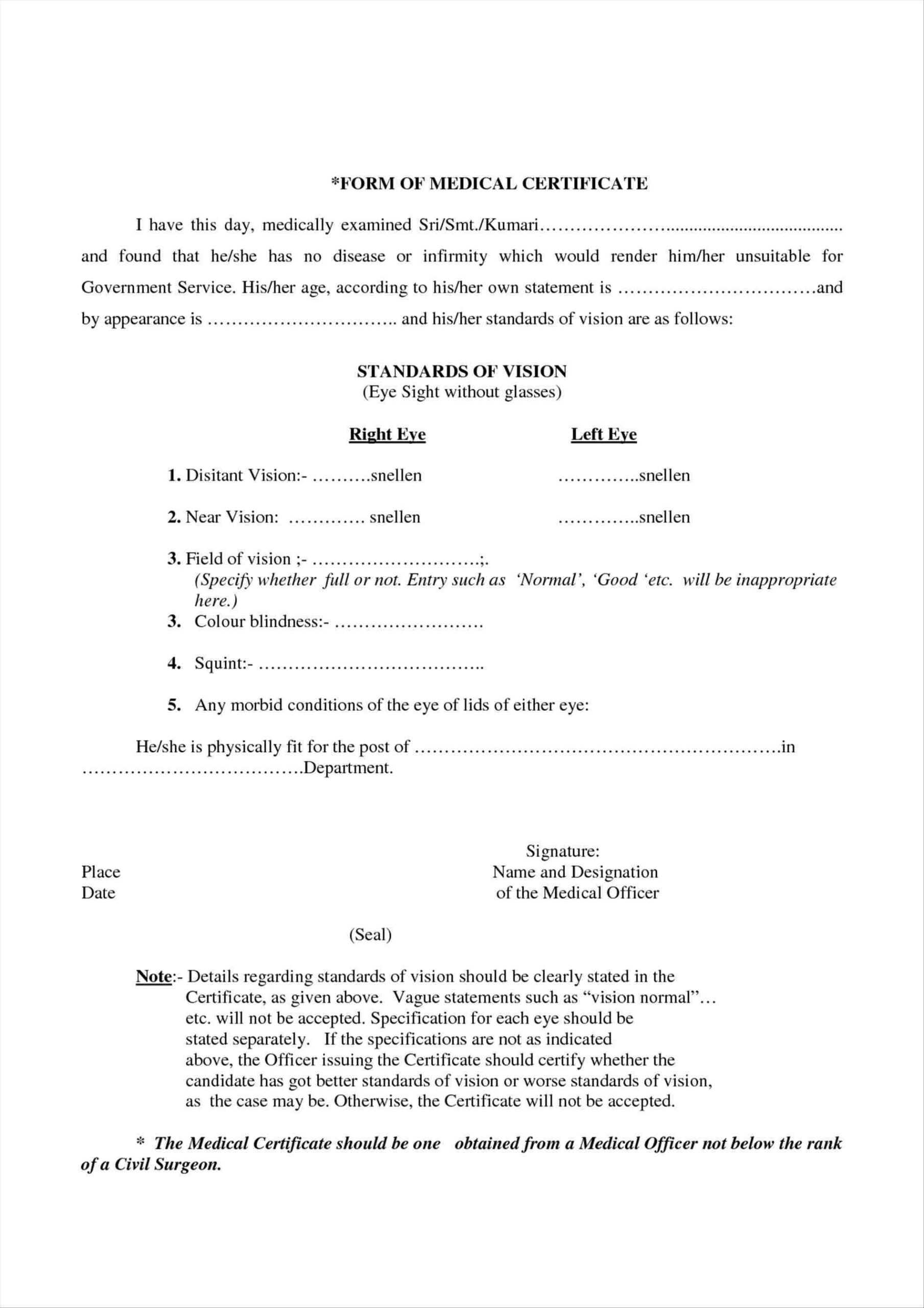 20+ Doctor Certificates Template | Sowtemplate For Free Fake Medical Certificate Template