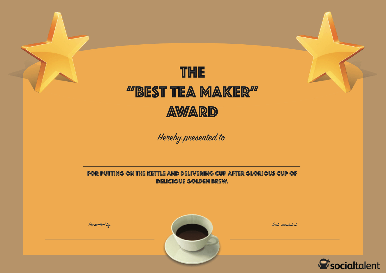20 Hilarious Office Awards To Embarrass Your Colleagues Throughout Funny Certificate Templates