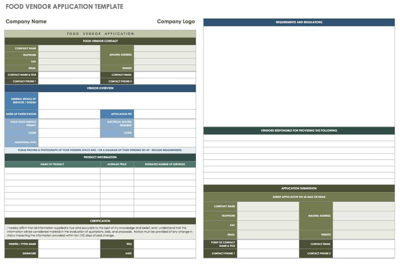 21 Free Event Planning Templates | Smartsheet With Event Vendor Application Template