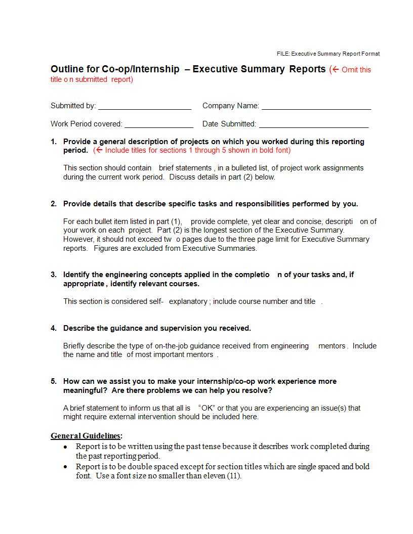 22+ Executive Summary Samples – Pdf, Doc | Examples Pertaining To Executive Summary Report Template