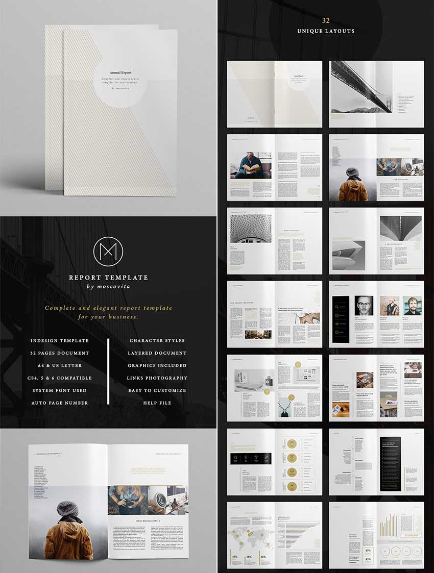 25+ Best Annual Report Templates – With Creative Indesign Pertaining To Free Indesign Report Templates