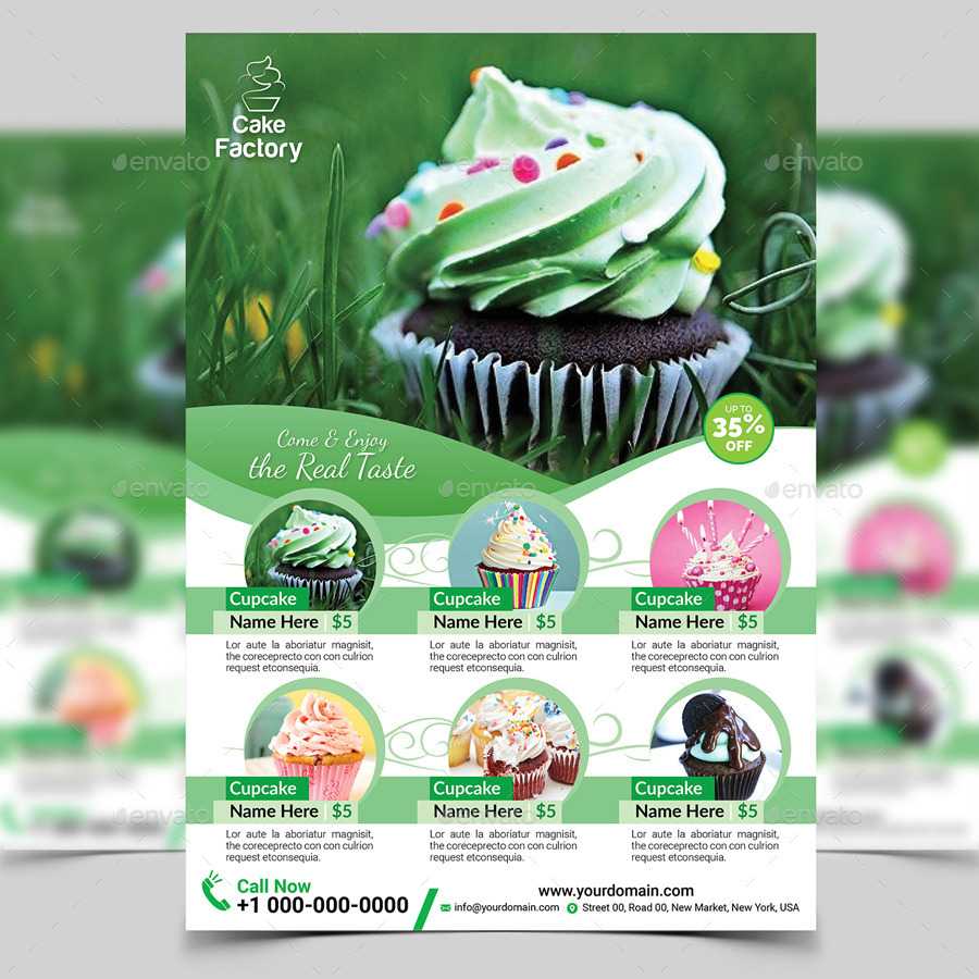 25 Images Of Cupcake Flyer Template Free | Somaek Intended For Cupcake Flyer Templates Free