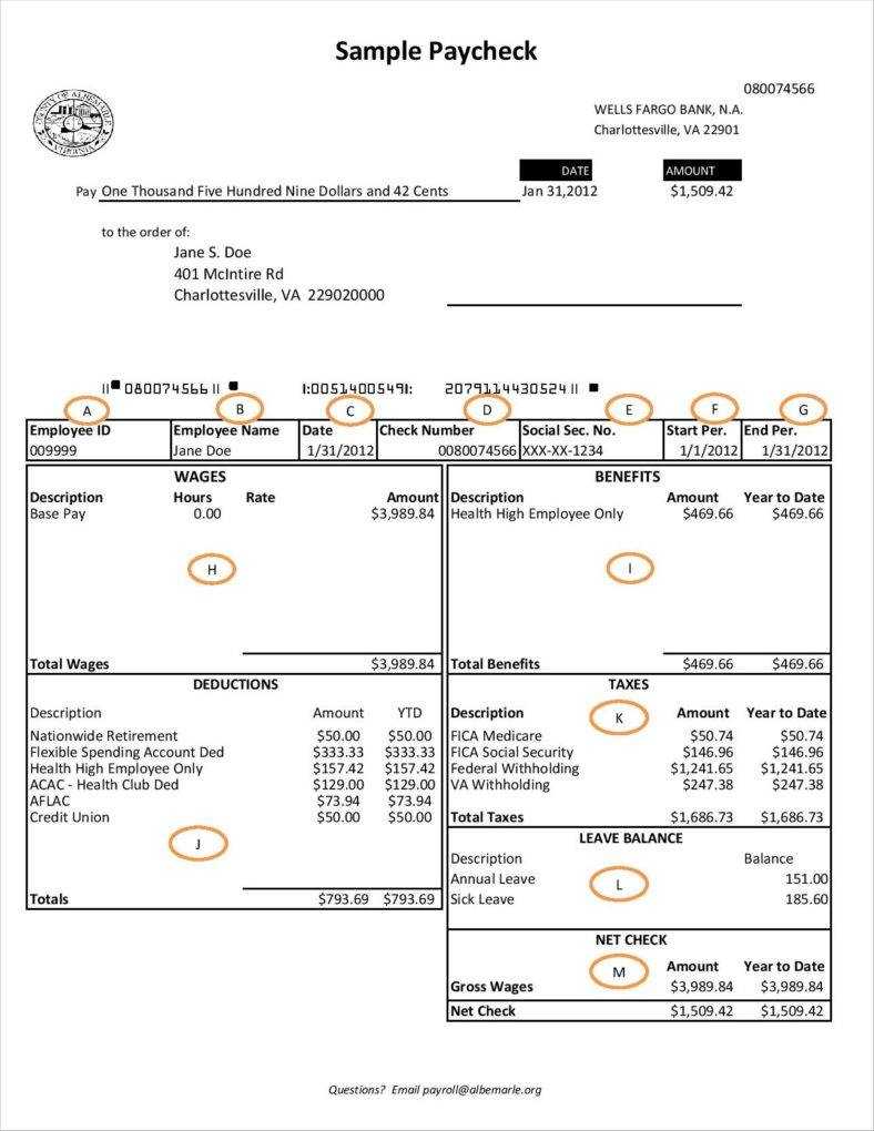 27+ Free Pay Stub Templates – Pdf, Doc, Xls Format Download Pertaining To Free Pay Stub Template Word