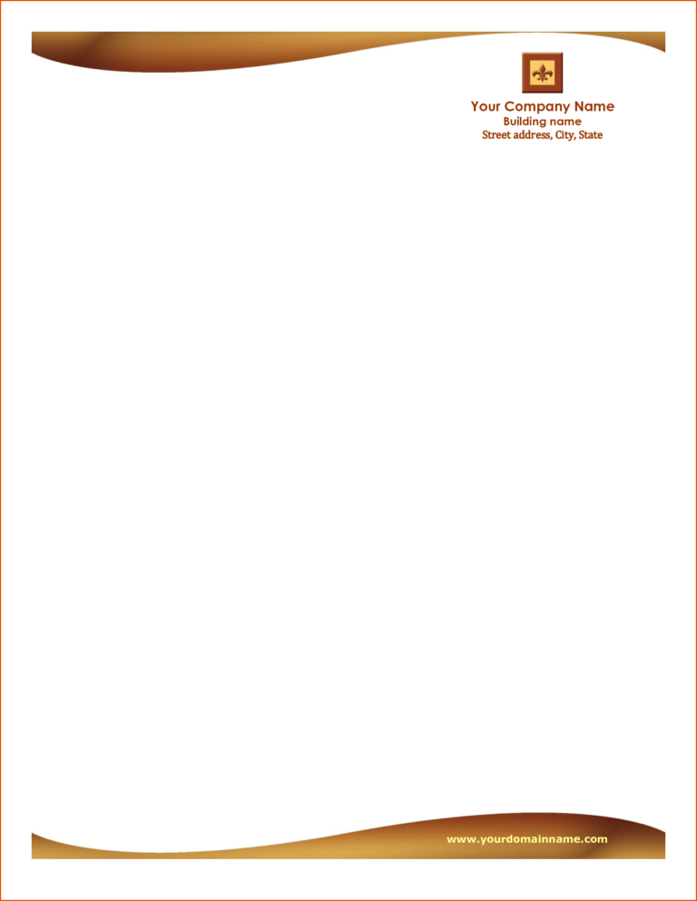 28 Business Letterhead Doc Free Letterhead Templates In Free 