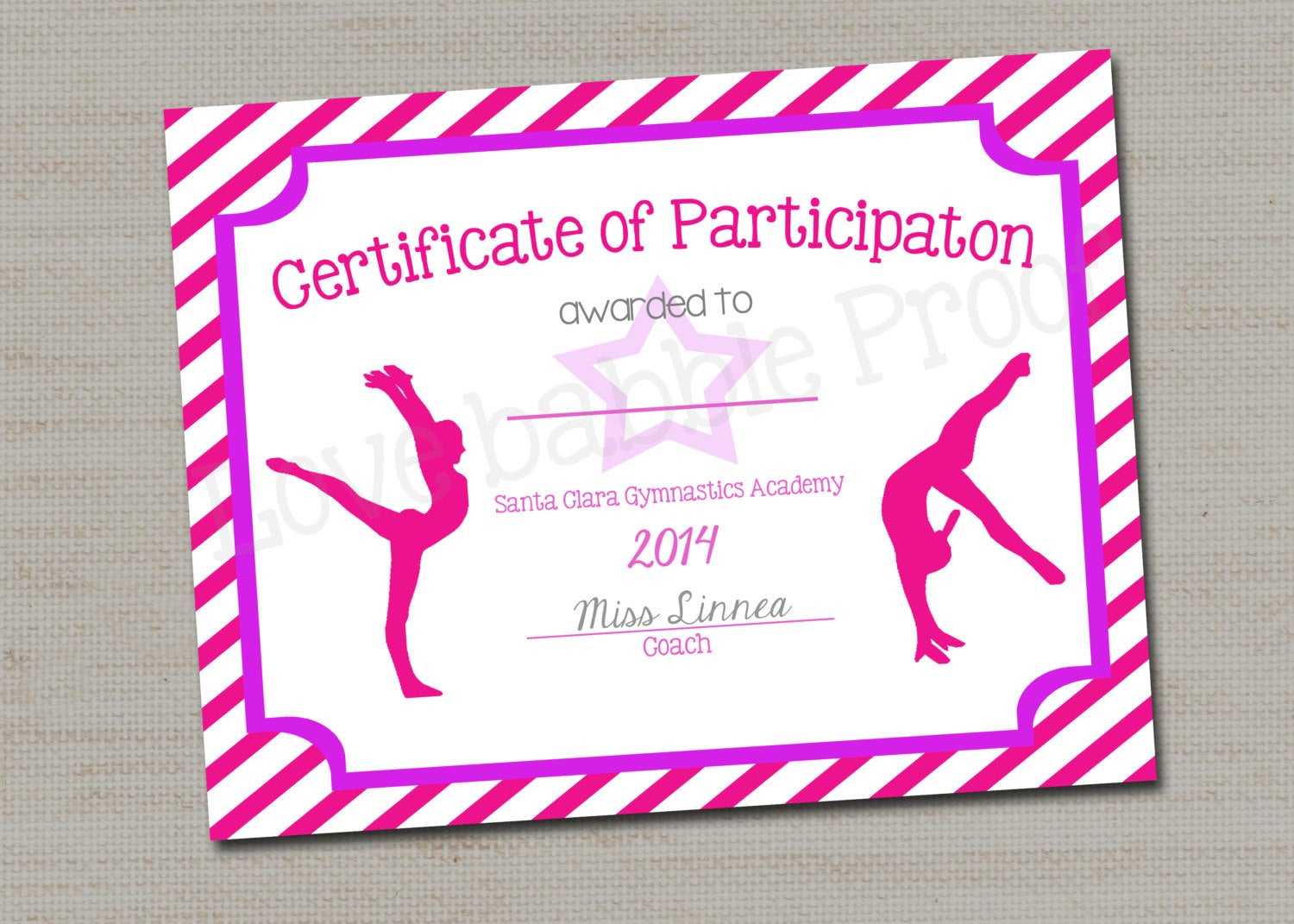 28+ [ Dance Certificate Templates ] | Free Ballet Within Dance Certificate Template