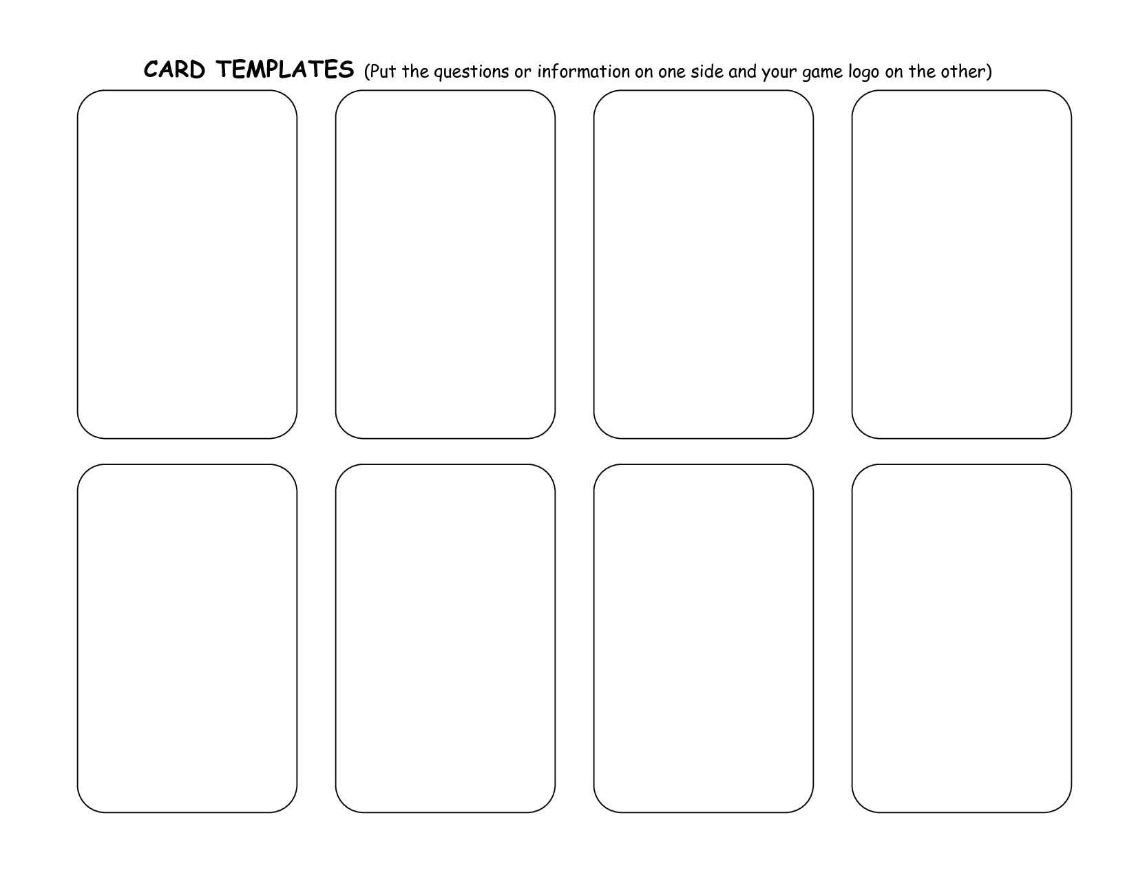 30 Playing Cards Template Free | Andaluzseattle Template Example For Deck Of Cards Template