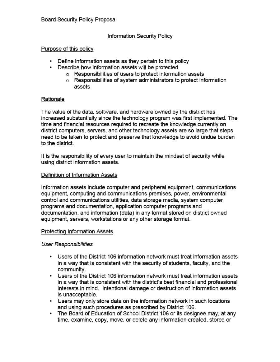 30 Professional Policy Proposal Templates [& Examples] ᐅ With Equipment Proposal Template
