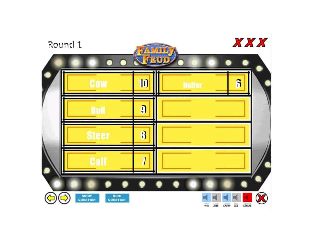 31 Great Family Feud Templates (Powerpoint, Pdf & Word) ᐅ Intended For Family Feud Powerpoint Template Free Download