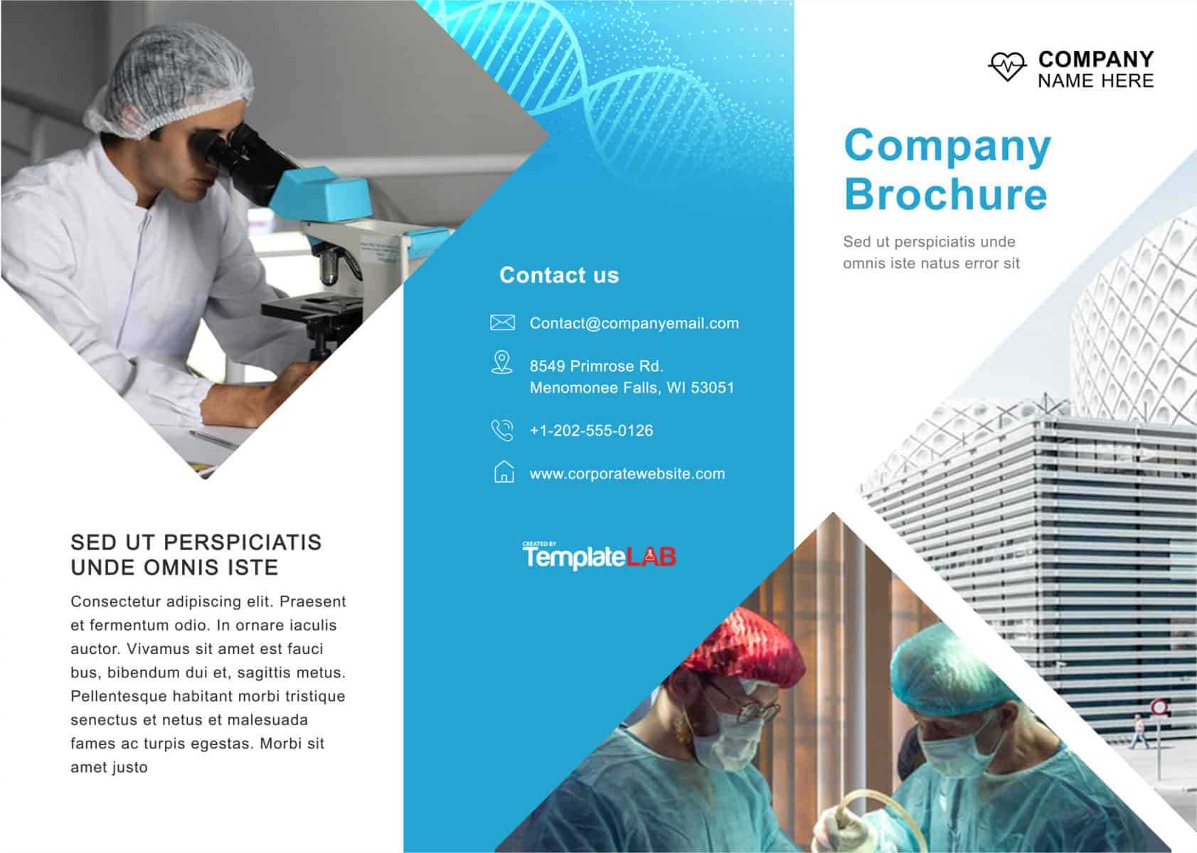 33 Free Brochure Templates (Word + Pdf) ᐅ Template Lab Throughout Engineering Brochure Templates Free Download
