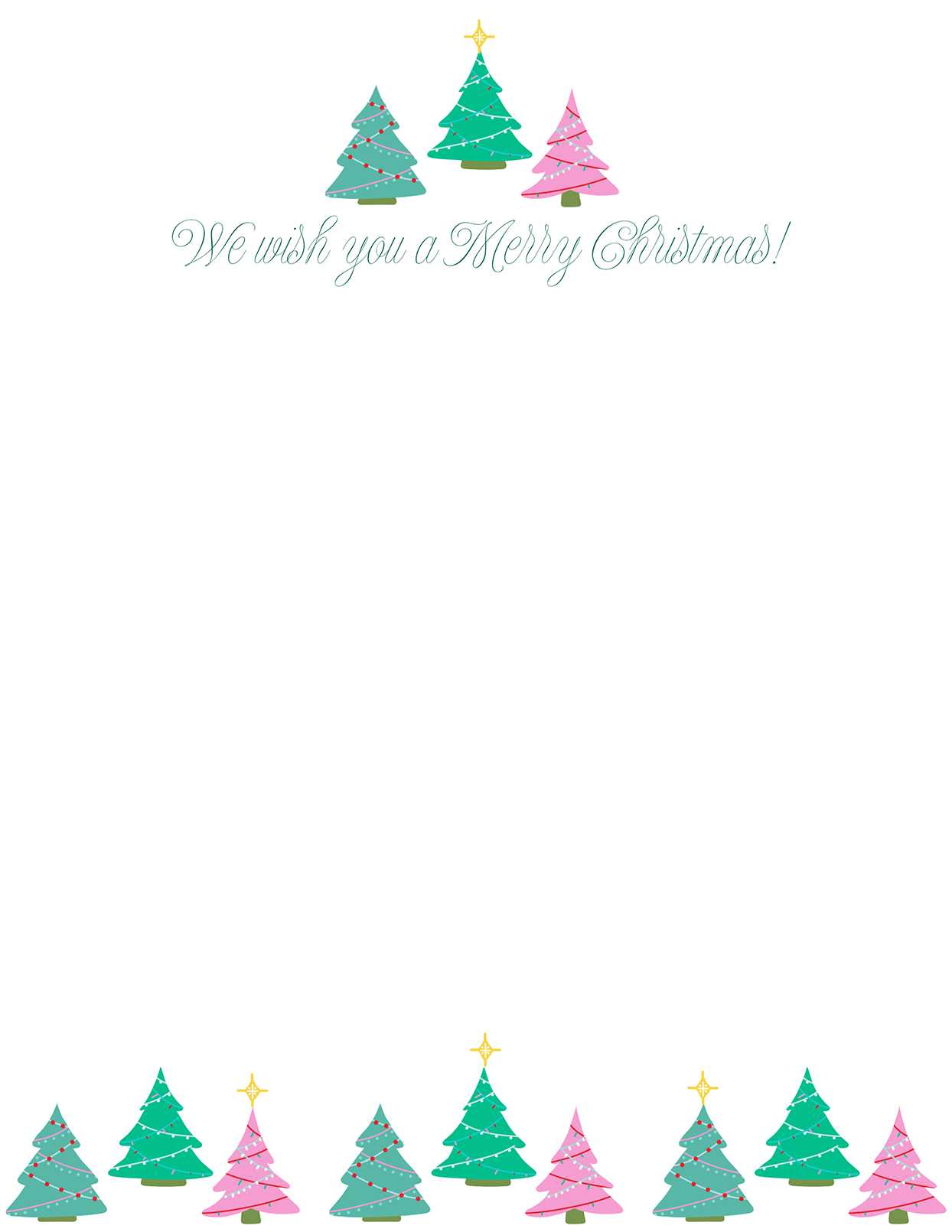 33 Free Templates To Help You Send Holiday Cheer Intended For Christmas Letter Templates Microsoft Word