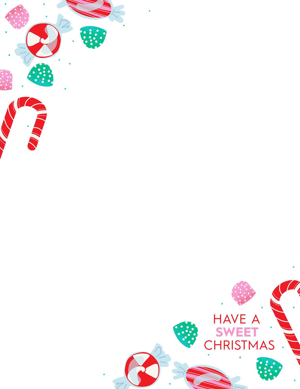 33 Free Templates To Help You Send Holiday Cheer Within Christmas Letter Templates Free Printable