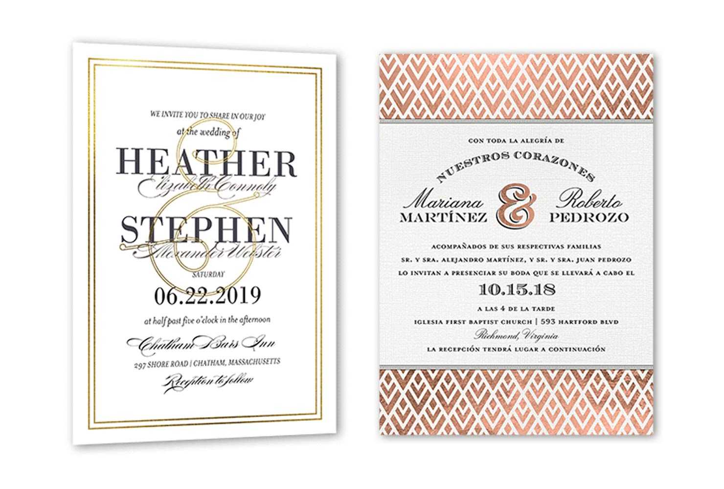 35+ Wedding Invitation Wording Examples 2020 | Shutterfly For Church Wedding Invitation Card Template