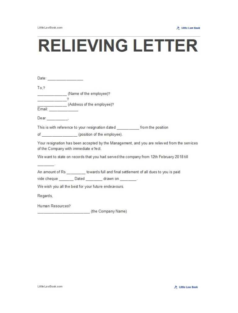 37 Professional Relieving Letters Free Templates Within Full And Final Settlement Offer