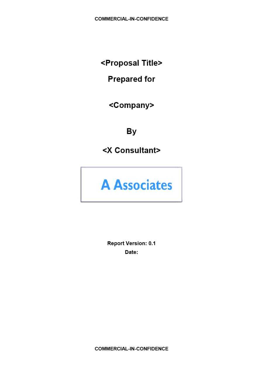 39 Best Consulting Proposal Templates [Free] ᐅ Template Lab In Consultant Report Template