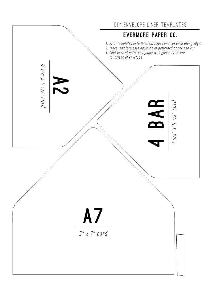 40+ Free Envelope Templates (Word + Pdf) ᐅ Template Lab Inside Envelope Templates For Card Making