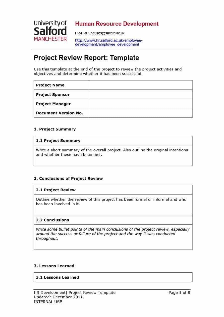 40+ Project Status Report Templates [Word, Excel, Ppt] ᐅ Regarding Development Status Report Template